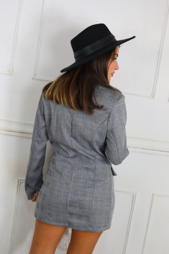 Vestido-Chaqueta Cuadros