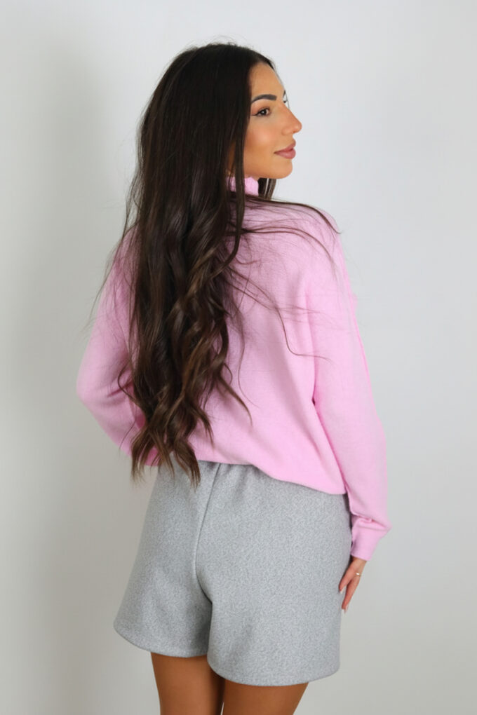 Jersey Oversize Cuello Medio