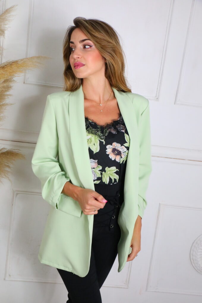 Blazer Manga Fruncida