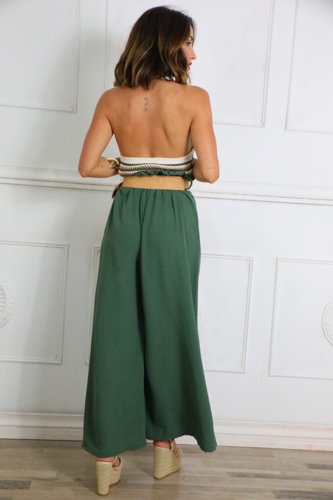 Pantalón Fruncido Cinturón