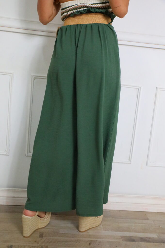 Pantalón Fruncido Cinturón
