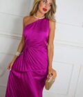 Vestido Plisado Asimétrico - Imagen 22