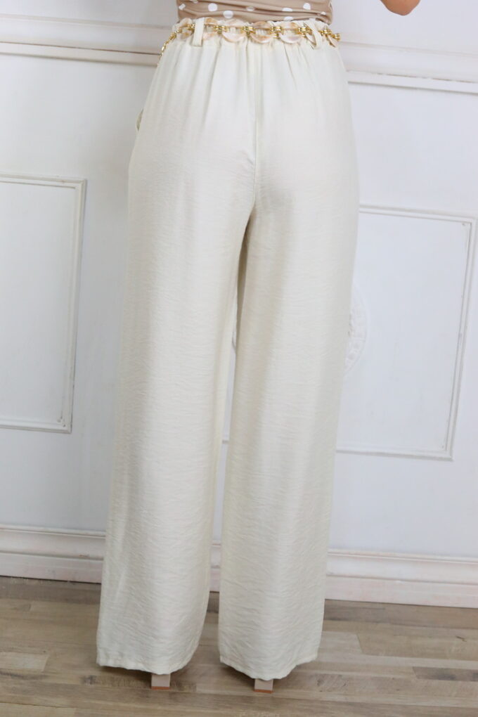 Pantalon Efecto Lino Básic