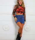 Falda-Pantalón Vaquera Bolsillos