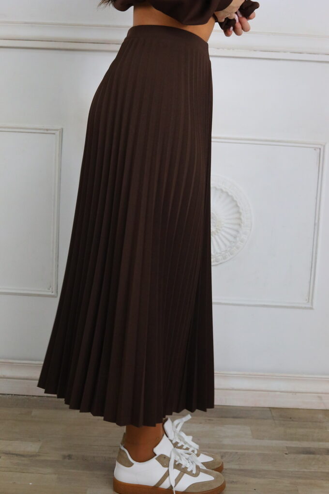 Falda Larga Plisada