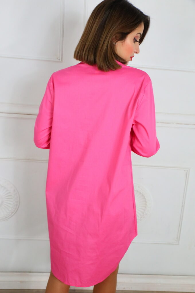 Camisa Larga Bolsillo