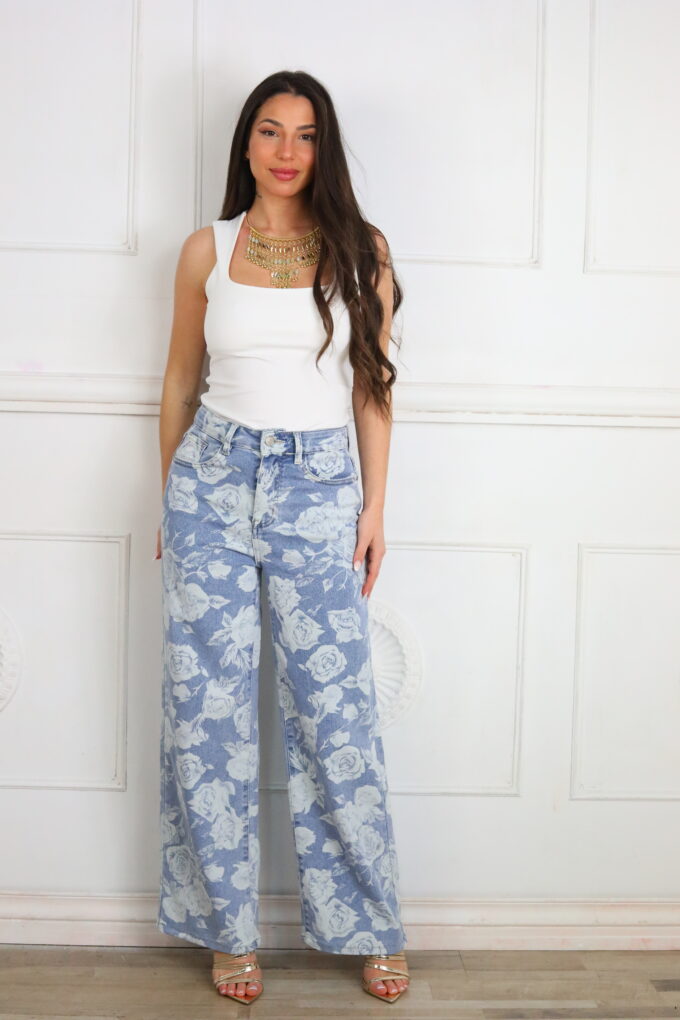 Vaquero Super Stretch Estampado