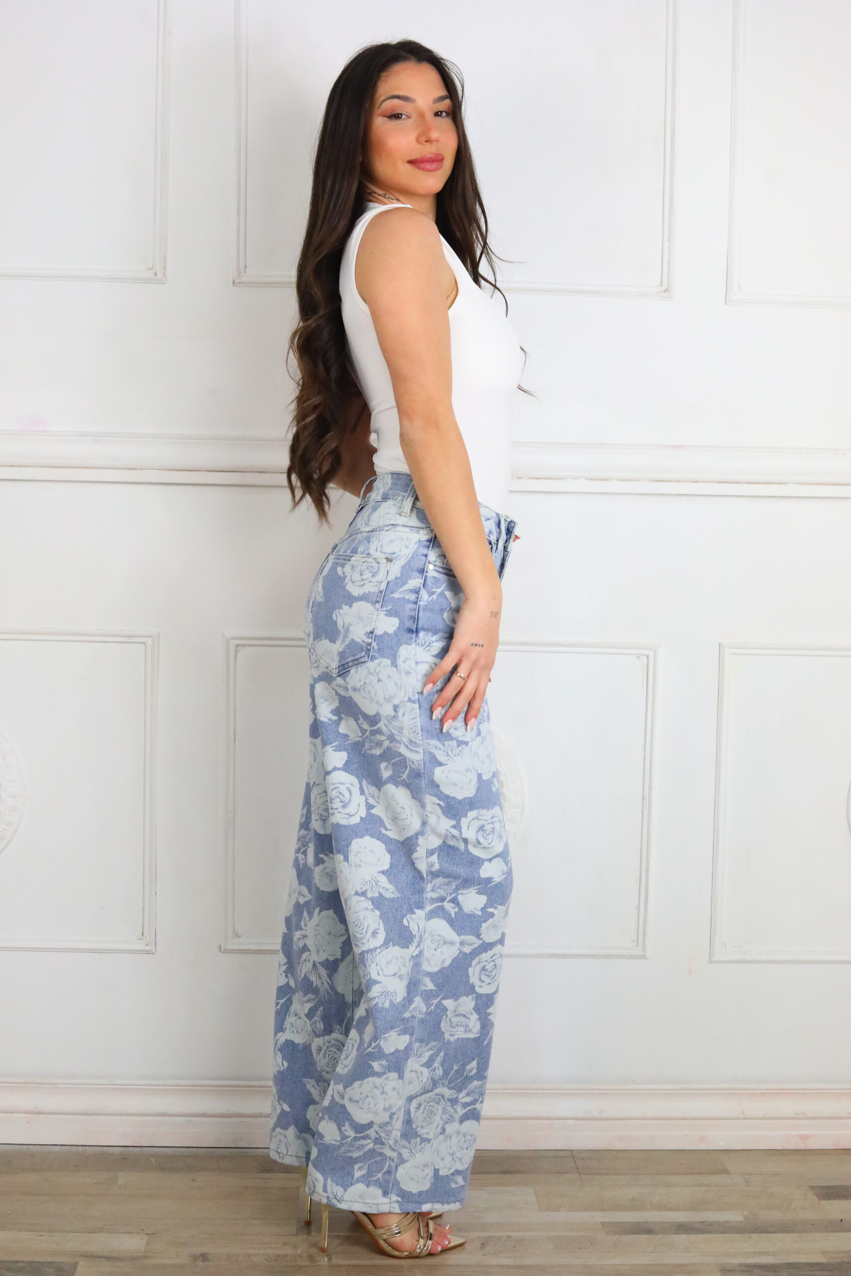 Vaquero Super Stretch Estampado - Imagen 2