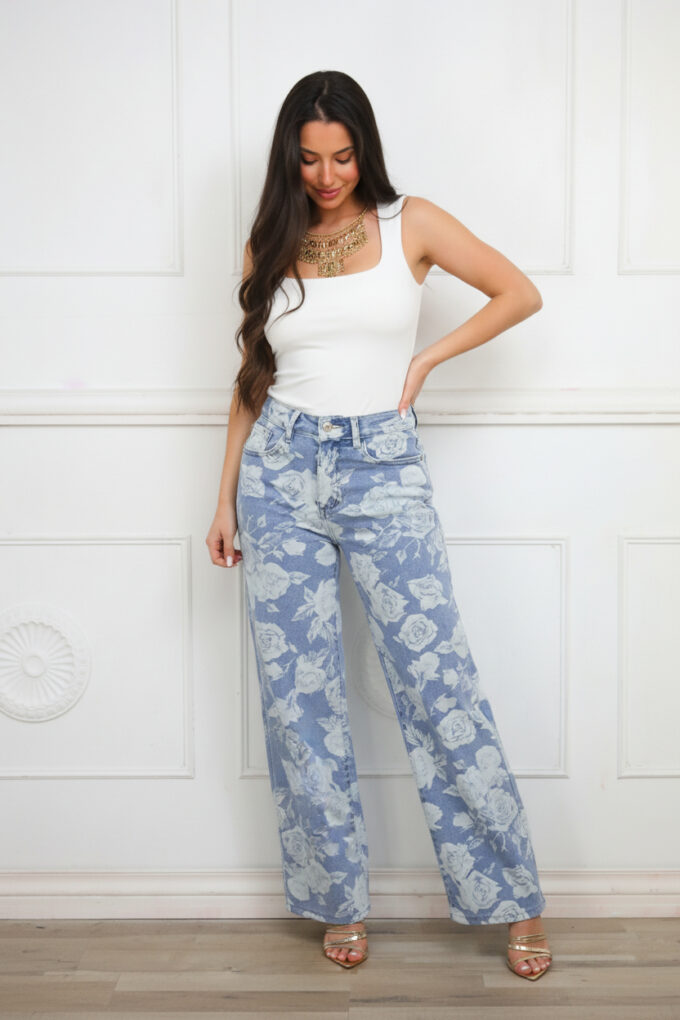 Vaquero Super Stretch Estampado