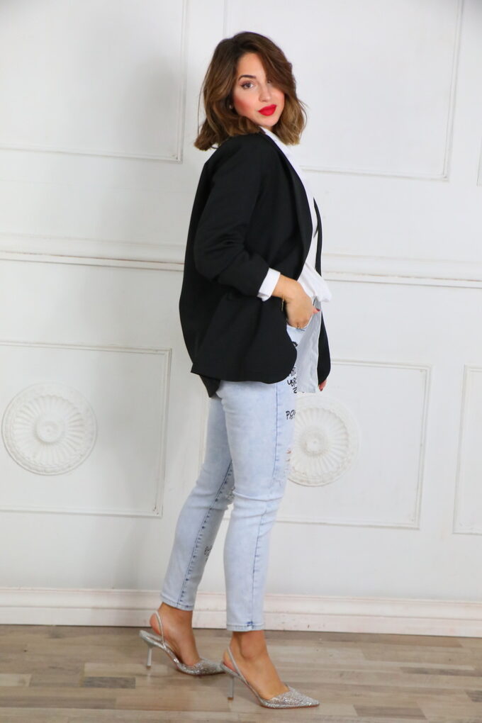 Blazer Manga Fruncida