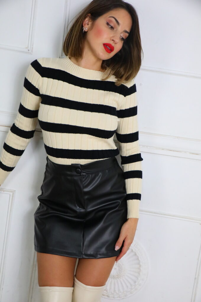 Falda-Pantalón Polipiel