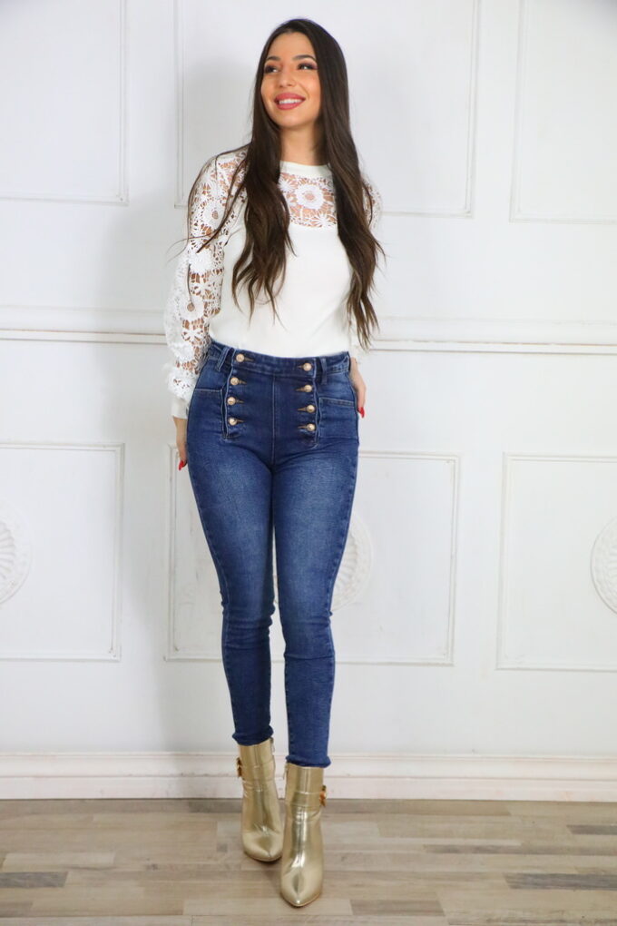 Vaquero Alto Botones