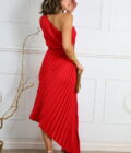 Vestido Plisado Asimétrico - Imagen 15