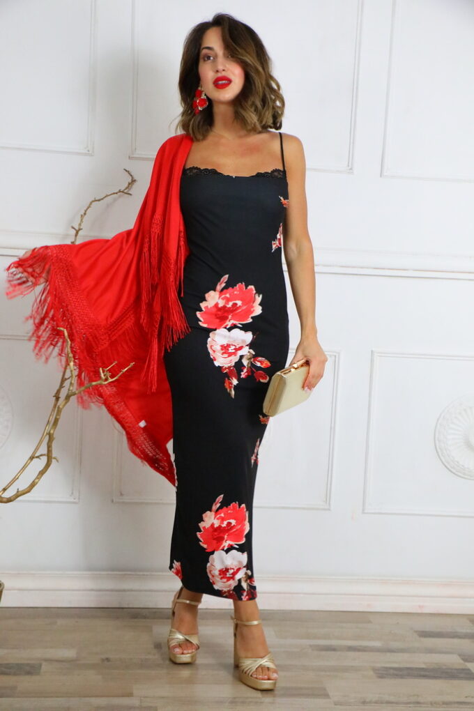 Vestido Licra Encaje
