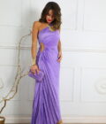 Vestido Plisado Asimétrico - Imagen 26