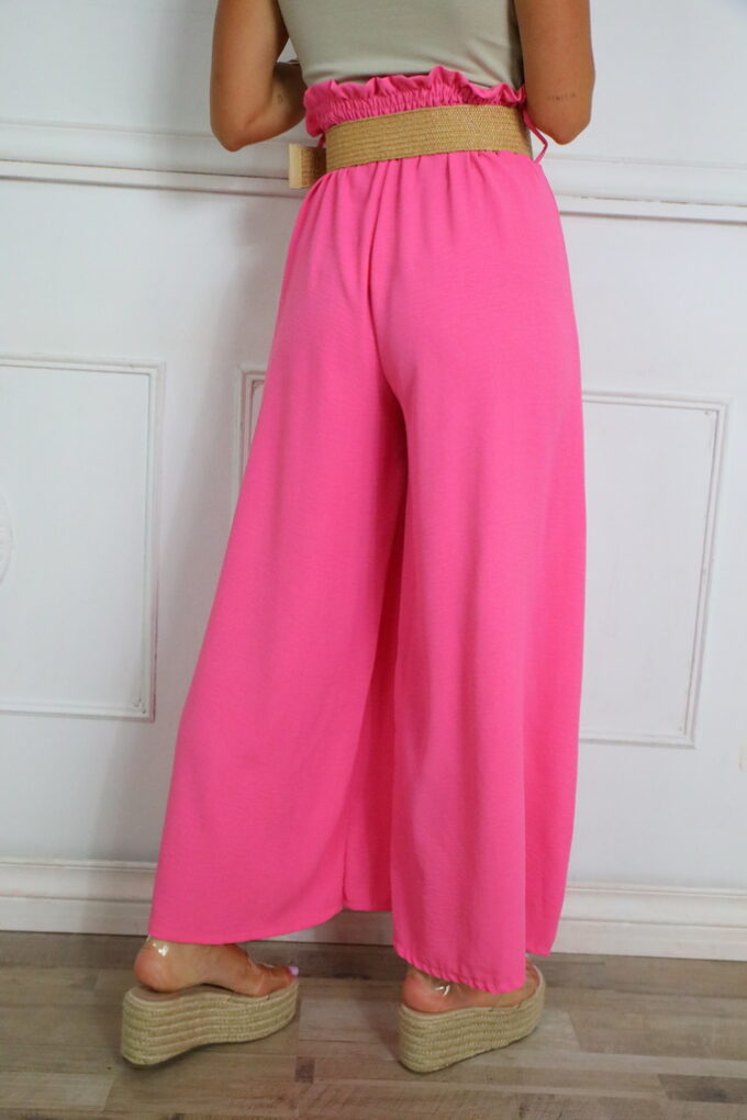 Pantalón Fruncido Cinturón