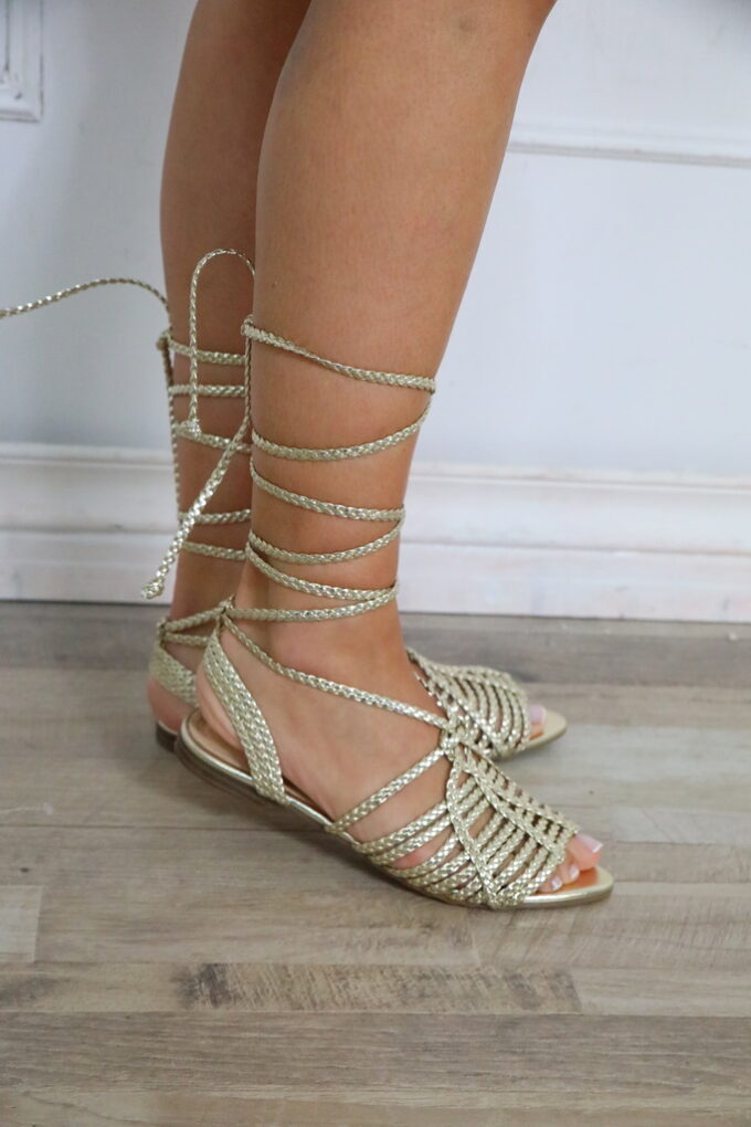 Sandalias Trenzadas