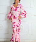 Vestido Flamenco Flores - Imagen 5