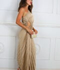 Vestido Plisado Asimétrico - Imagen 3