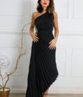 Vestido Plisado Asimétrico - Imagen 35