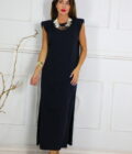 Vestido Hombreras Algodón - Imagen 13