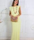 Vestido Hombreras Algodón - Imagen 10