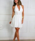 Vestido Cascos Perforado