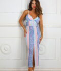 Vestido Licra Botones