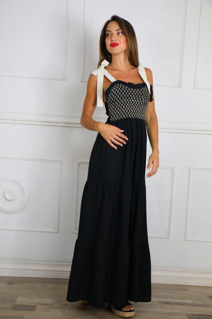 Vestido  Cuello Hebilla