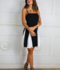 Vestido Bicolor Vuelo - Imagen 4