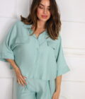 Conjunto Cropped Camisa - Imagen 5