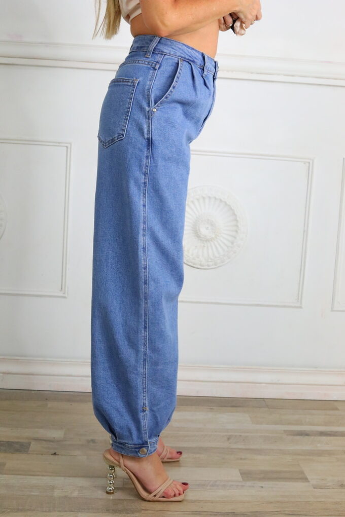 Vaquero Balloon Bajo Botón