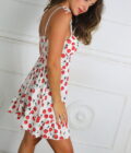 Vestido Cascos Estampado - Imagen 10