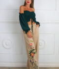 Pantalon Bordado Flores - Imagen 2
