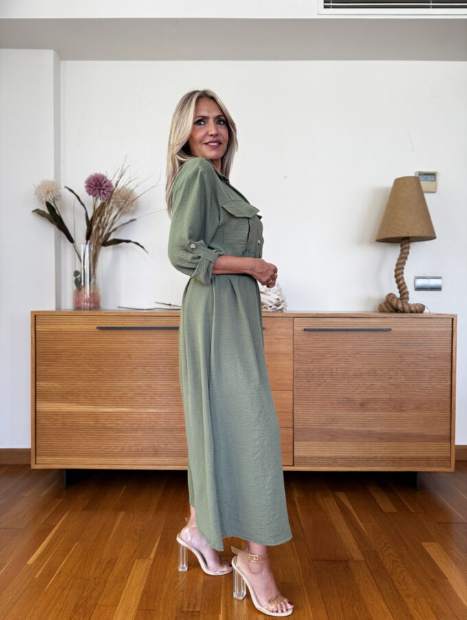 Vestido Camisero Cinturón