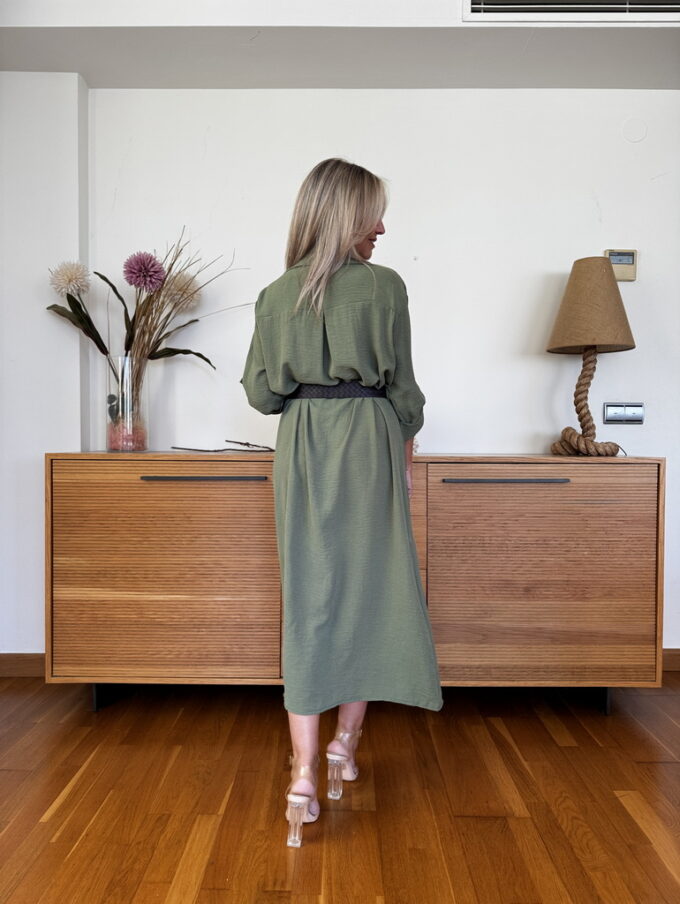 Vestido Camisero Cinturón