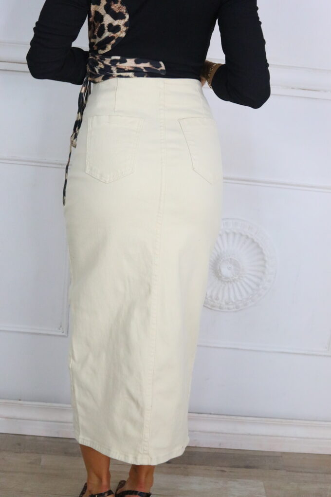 Falda Vaquera Botones