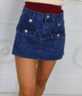 Minifalda Vaquera Cargo - Imagen 4