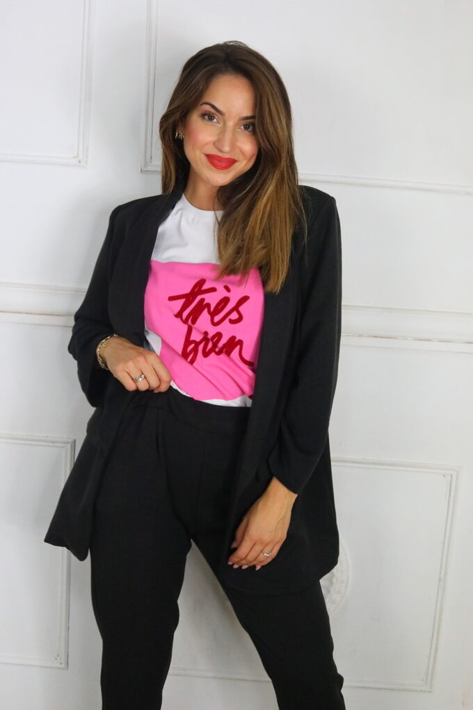 Blazer Rizo - Única, Negro