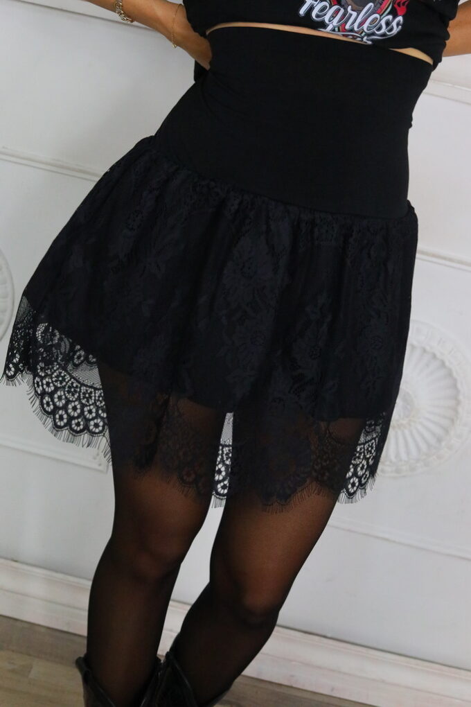 Bajo Falda Encaje