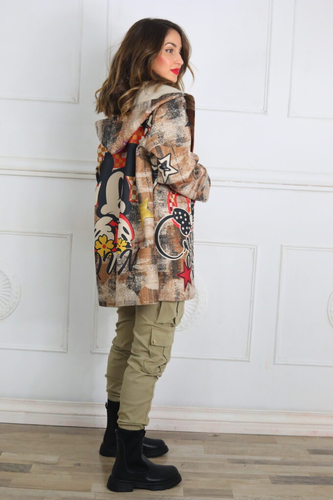 Chaqueta Paño Estampada