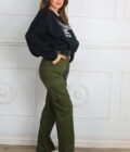 Pantalon Cargo Cropped