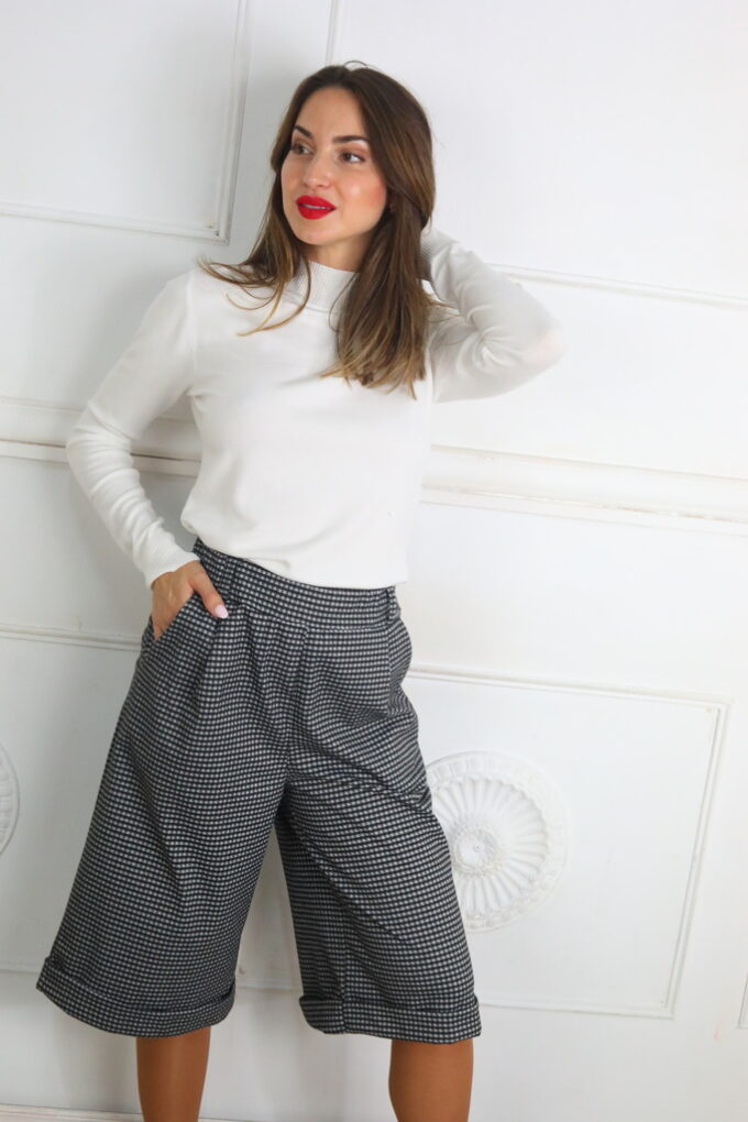 Bermuda Paño Cuadros