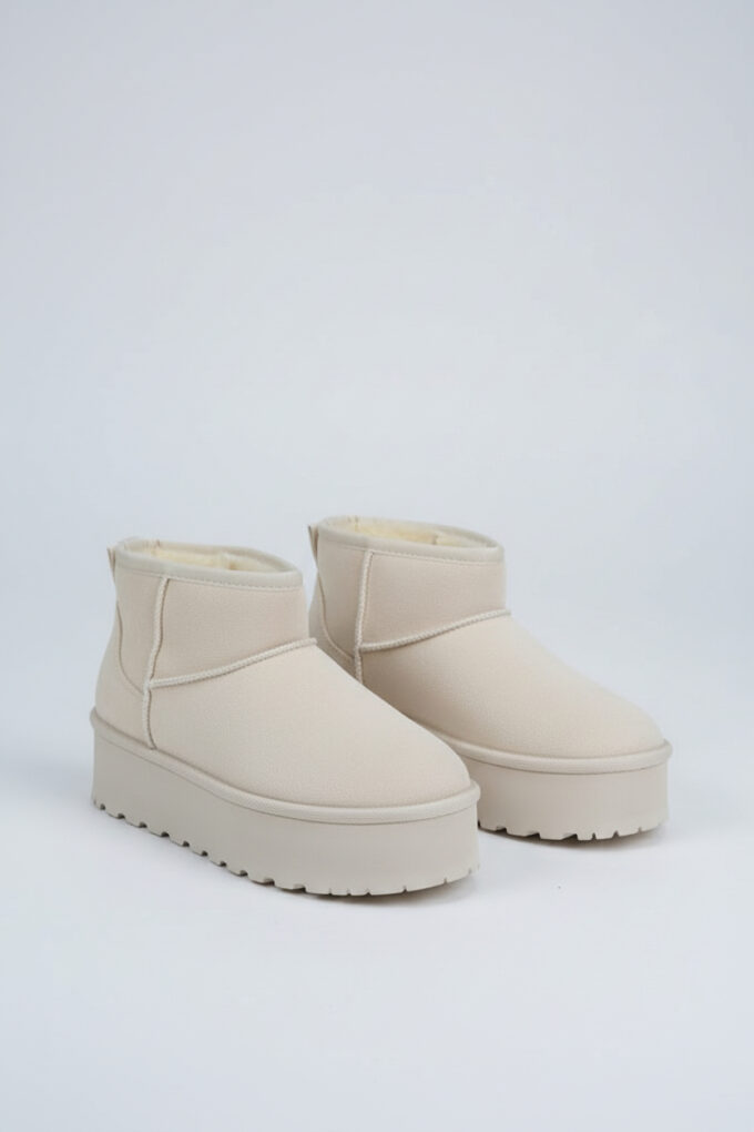 Botín Doble Suela Pelitos