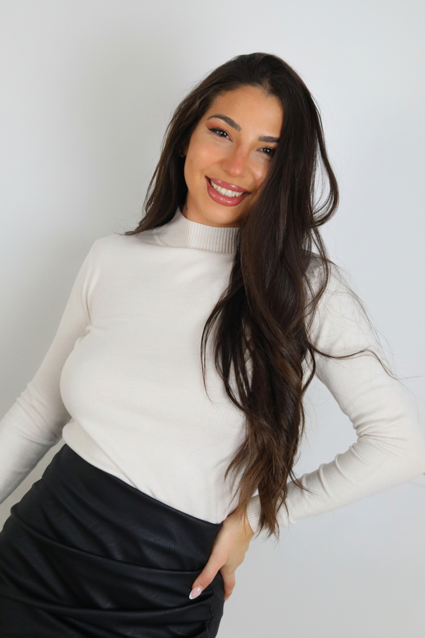 Jersey Básic Cuello Medio