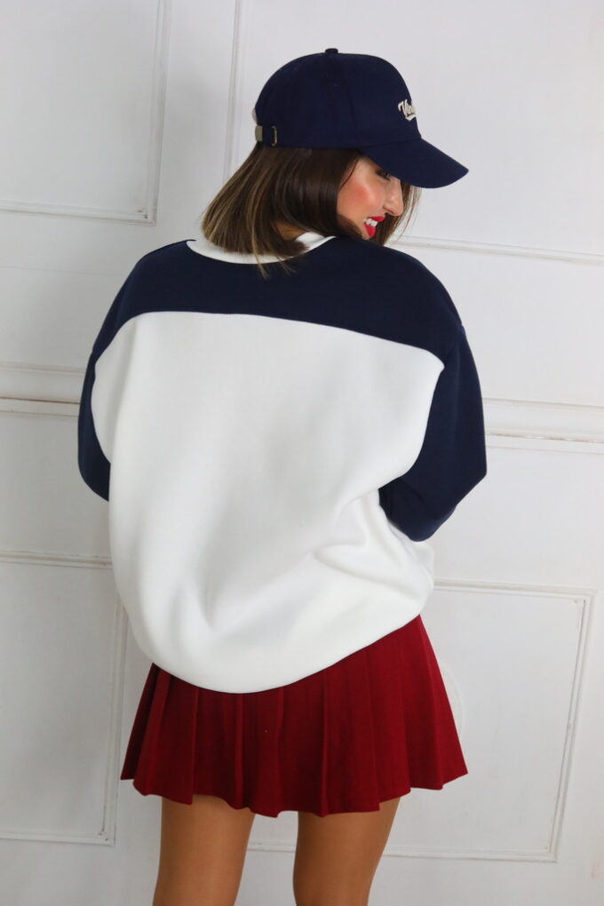 Sudadera University Oversize