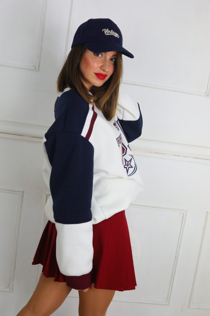 Sudadera University Oversize