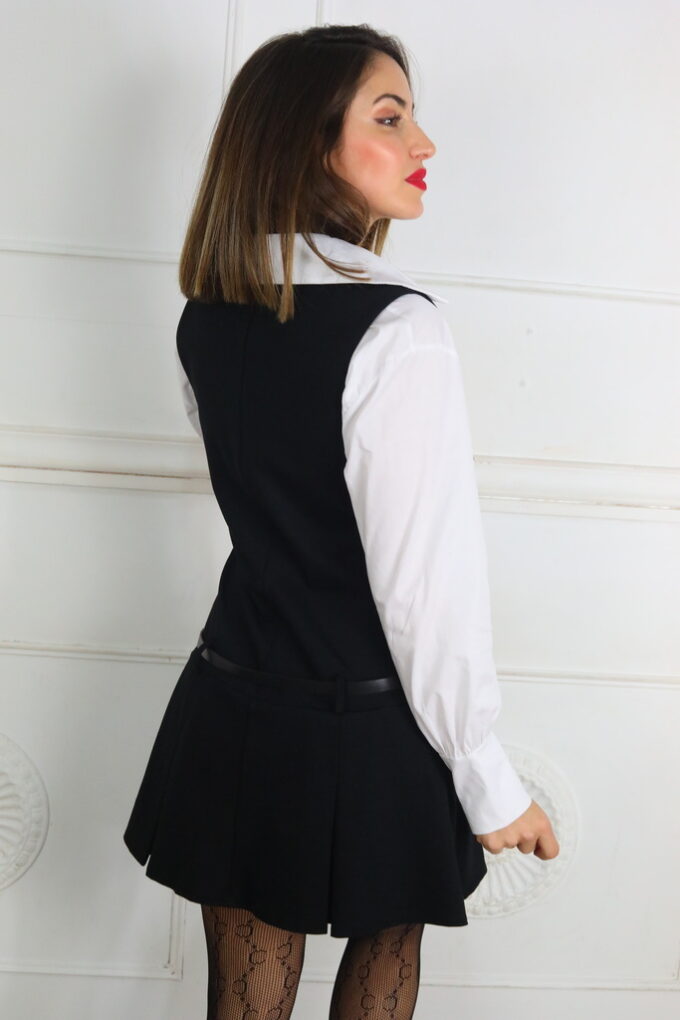 Vestido Con Cinturón