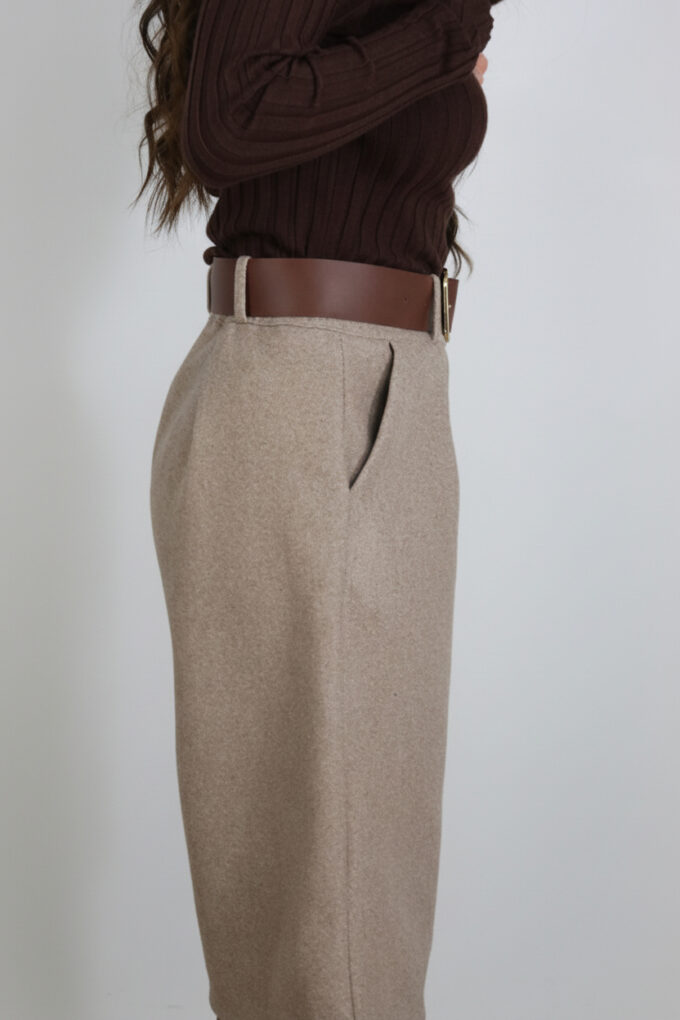 Bermuda Paño Cinturón