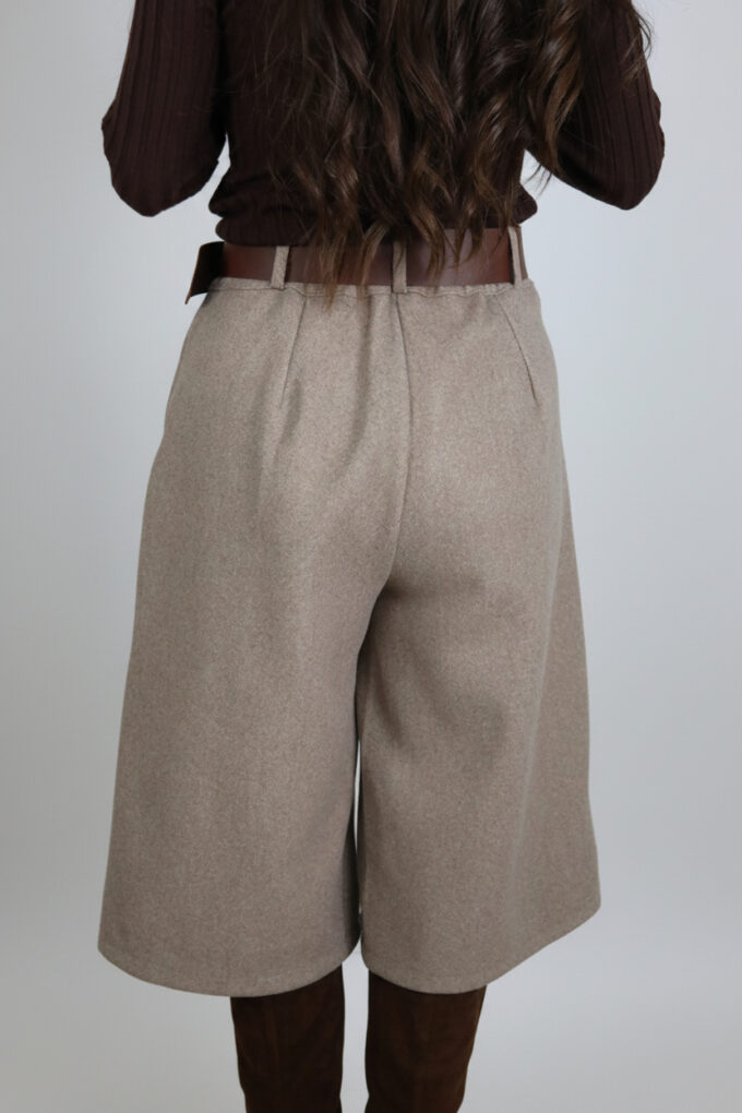 Bermuda Paño Cinturón